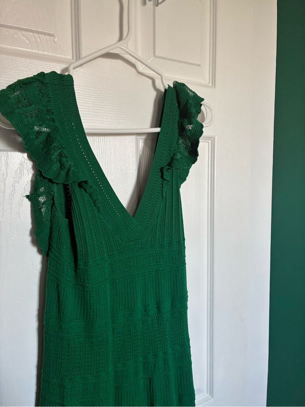 Sezane Emerald Green Backless Maxi Dress - Picture 5 of 7